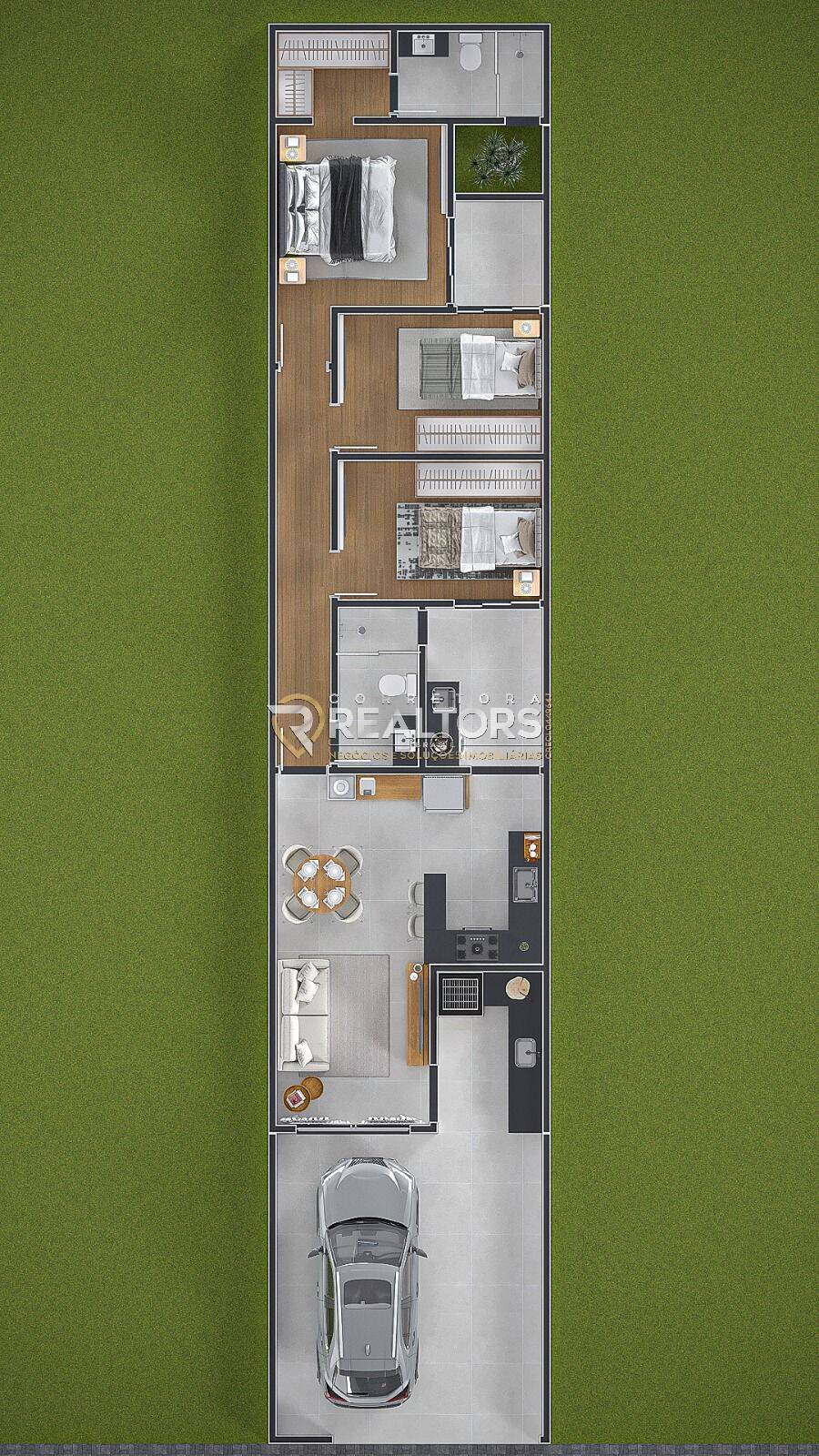 Casa à venda com 3 quartos, 110m² - Foto 2