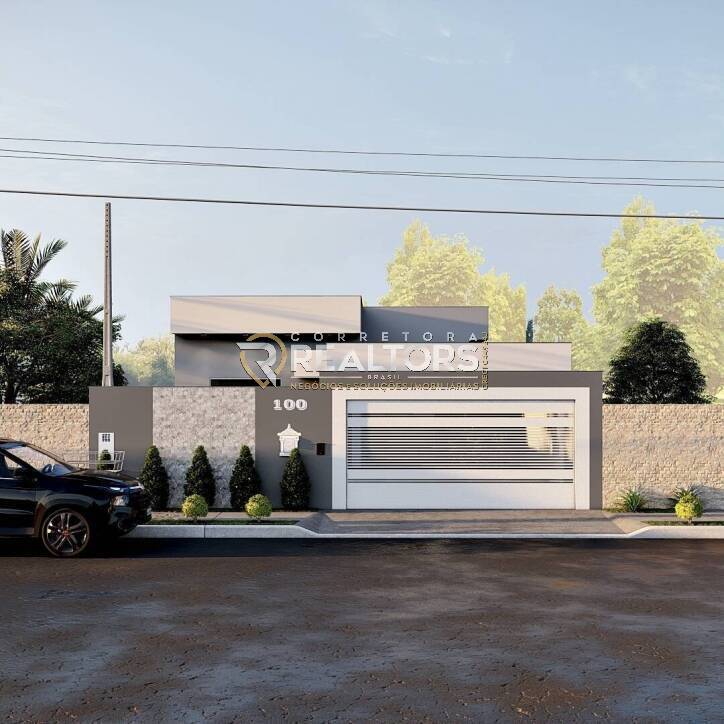 Casa na planta no Residencial Ouro Verde com piscina em Botucatu-SP